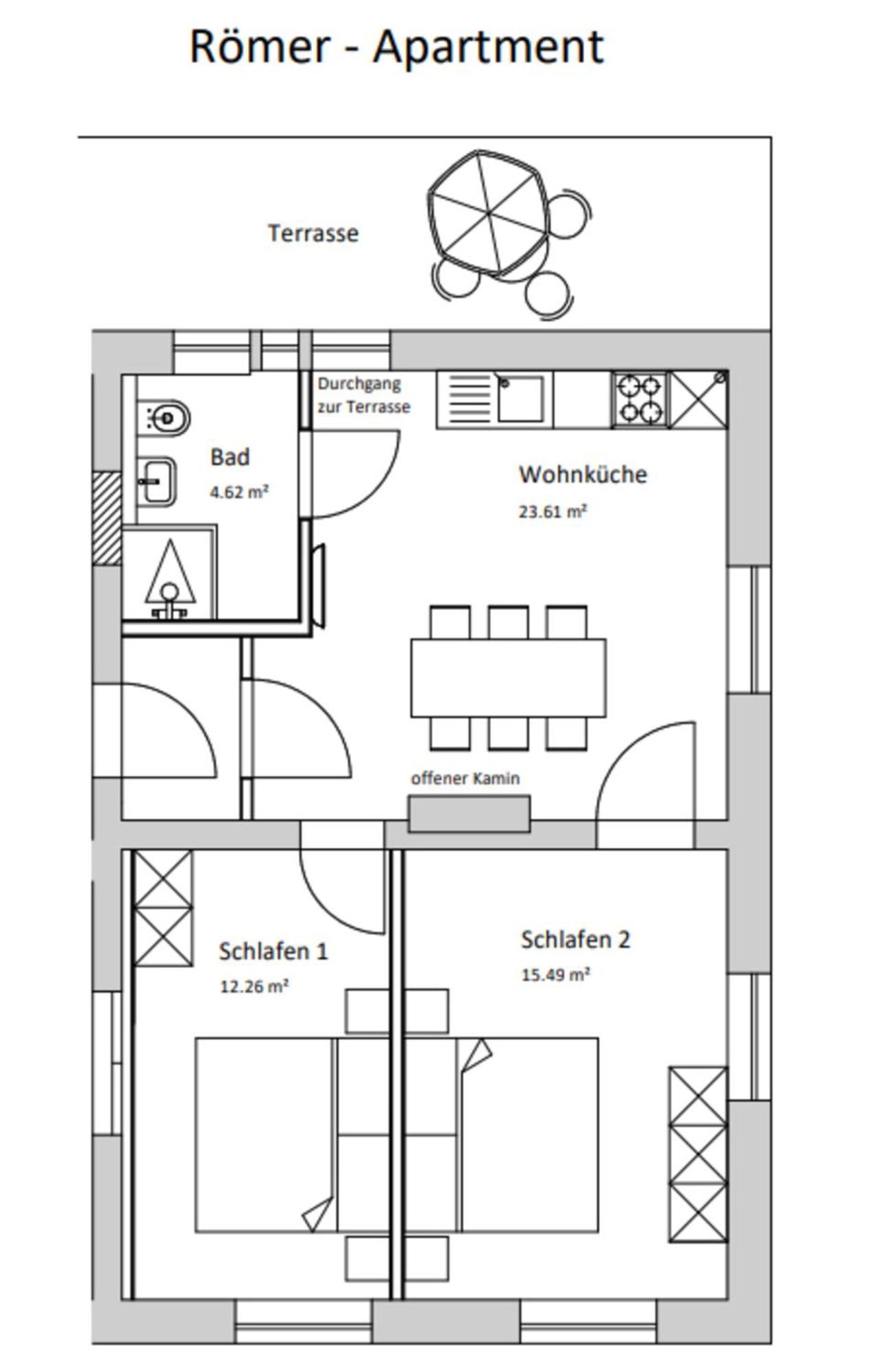 Roemer-Apartment Im Herenhaus Rheinblick Xanten Exterior photo